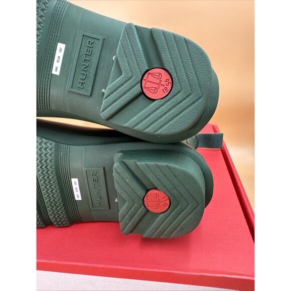 Hunter Original Chelsea Women's Waterproof Ankle Rain Boots, Green Size 7 NEW - Picture 14 of 16